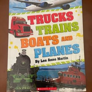 Scholastic Colorful Transportation Adventure Book